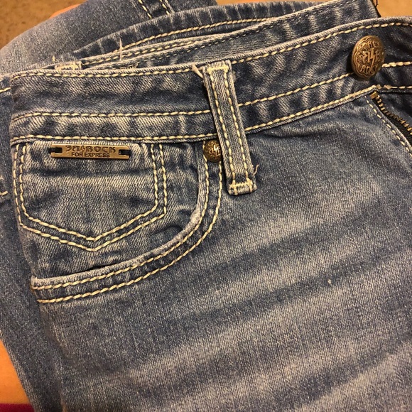 Express Rerock Boot Cut Jeans Size 4R - Picture 7 of 7